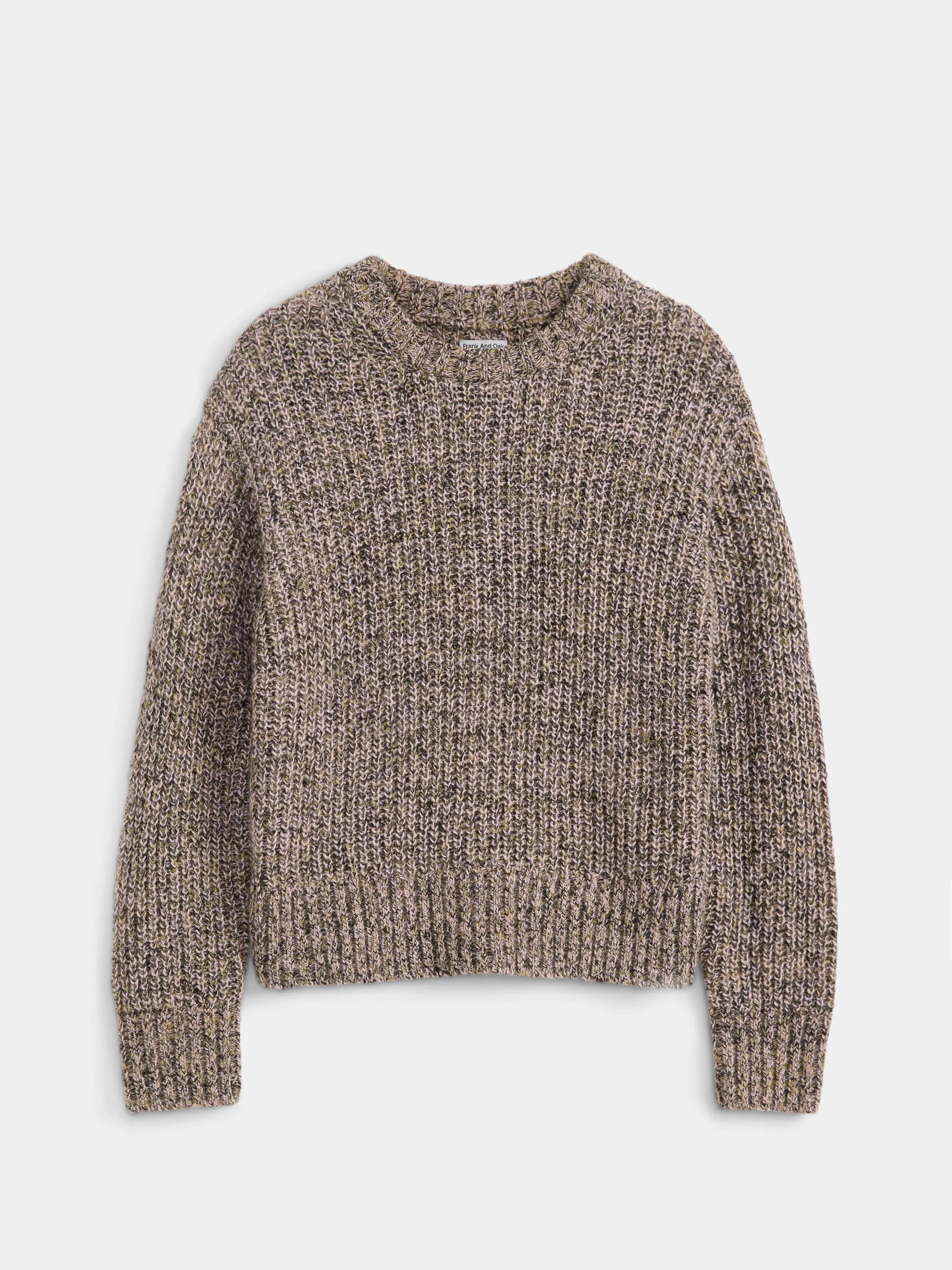 The Multicolour Fuzzy Sweater in Grey Morn