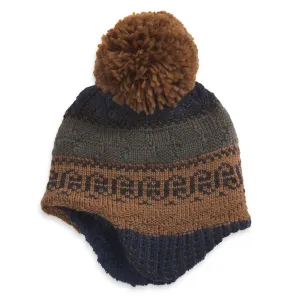 The North Face Baby Fair Isle Earflap Beanie (Toasted Brown/Multi)