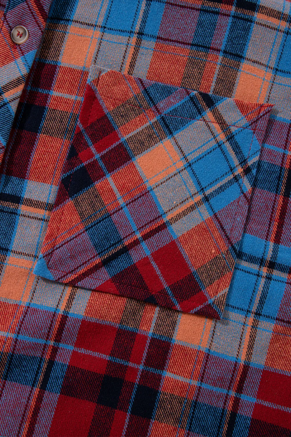 The Seasons Are Changing Red Plaid Print Loose Vintage Top