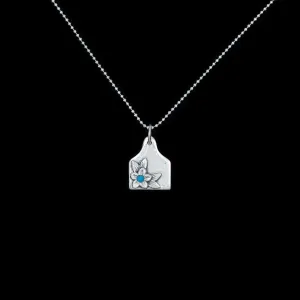 The Turquoise Blossom Eartag Pendant