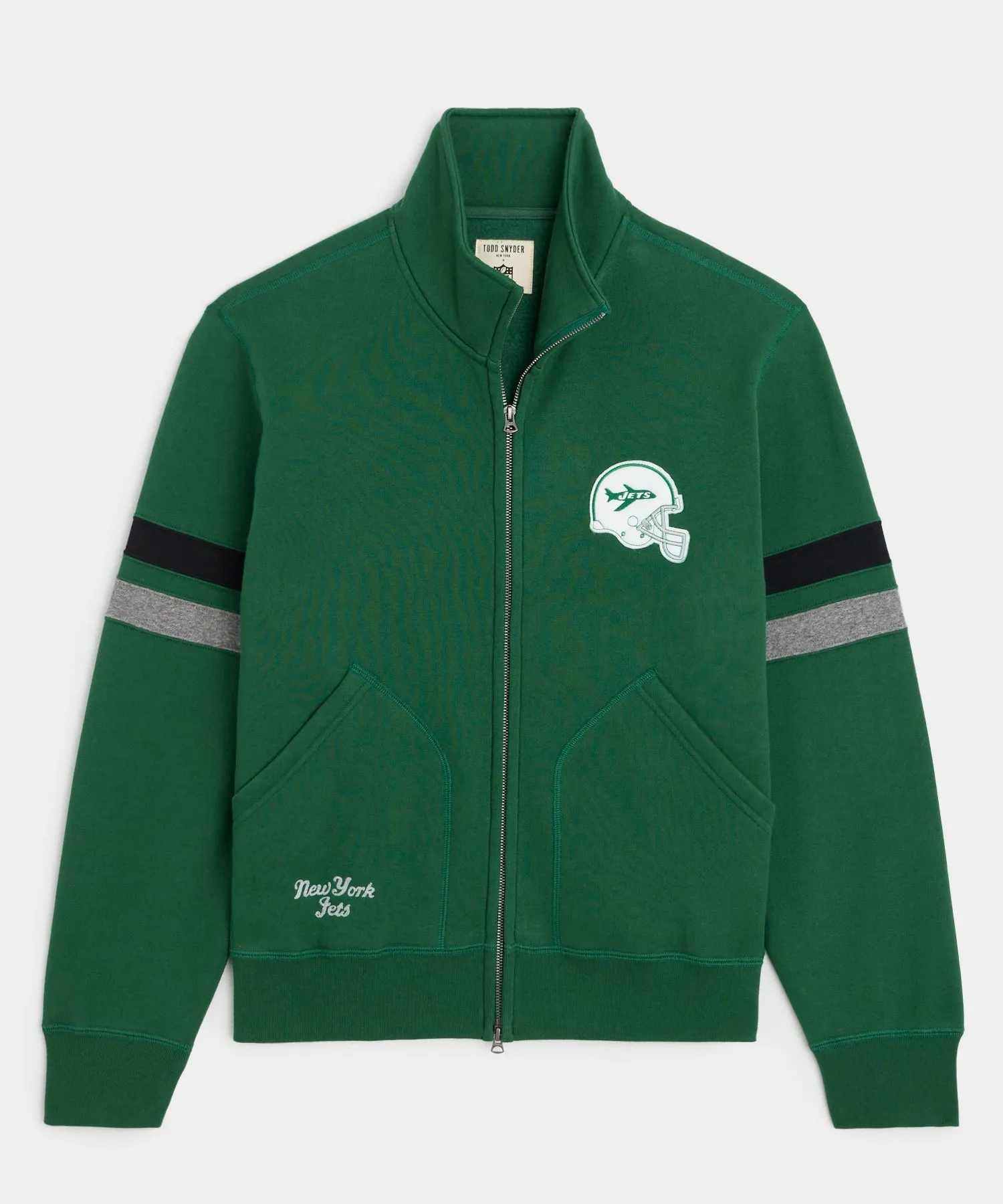 Todd Snyder by Fanatics for NFL Jets Full-Zip Fleece Sweatshirt