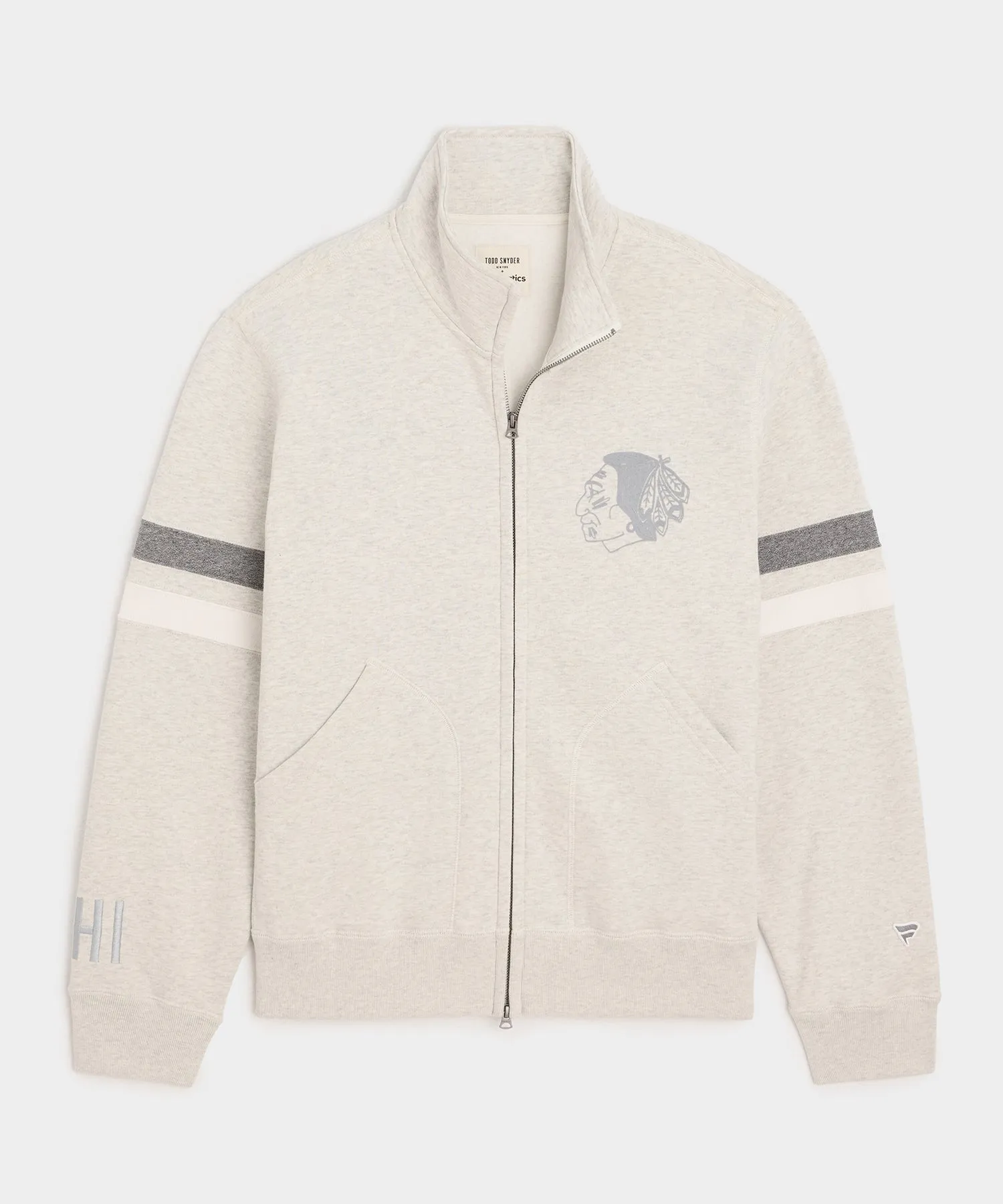 Todd Snyder by Fanatics for NHL Chicago Blackhawks Full-Zip Fleece Sweatshirt