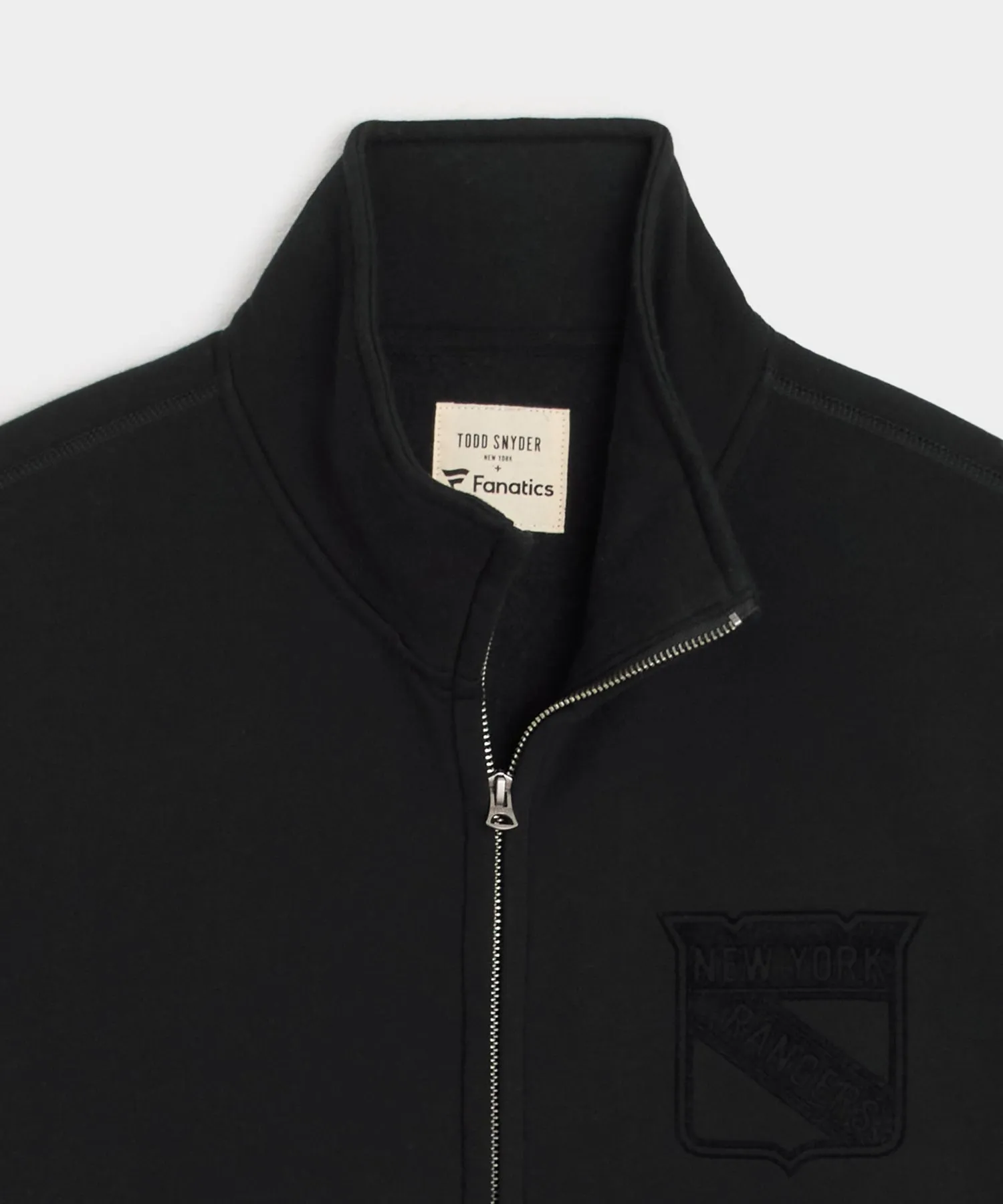 Todd Snyder by Fanatics for NHL New York Rangers Full-Zip Fleece Sweatshirt
