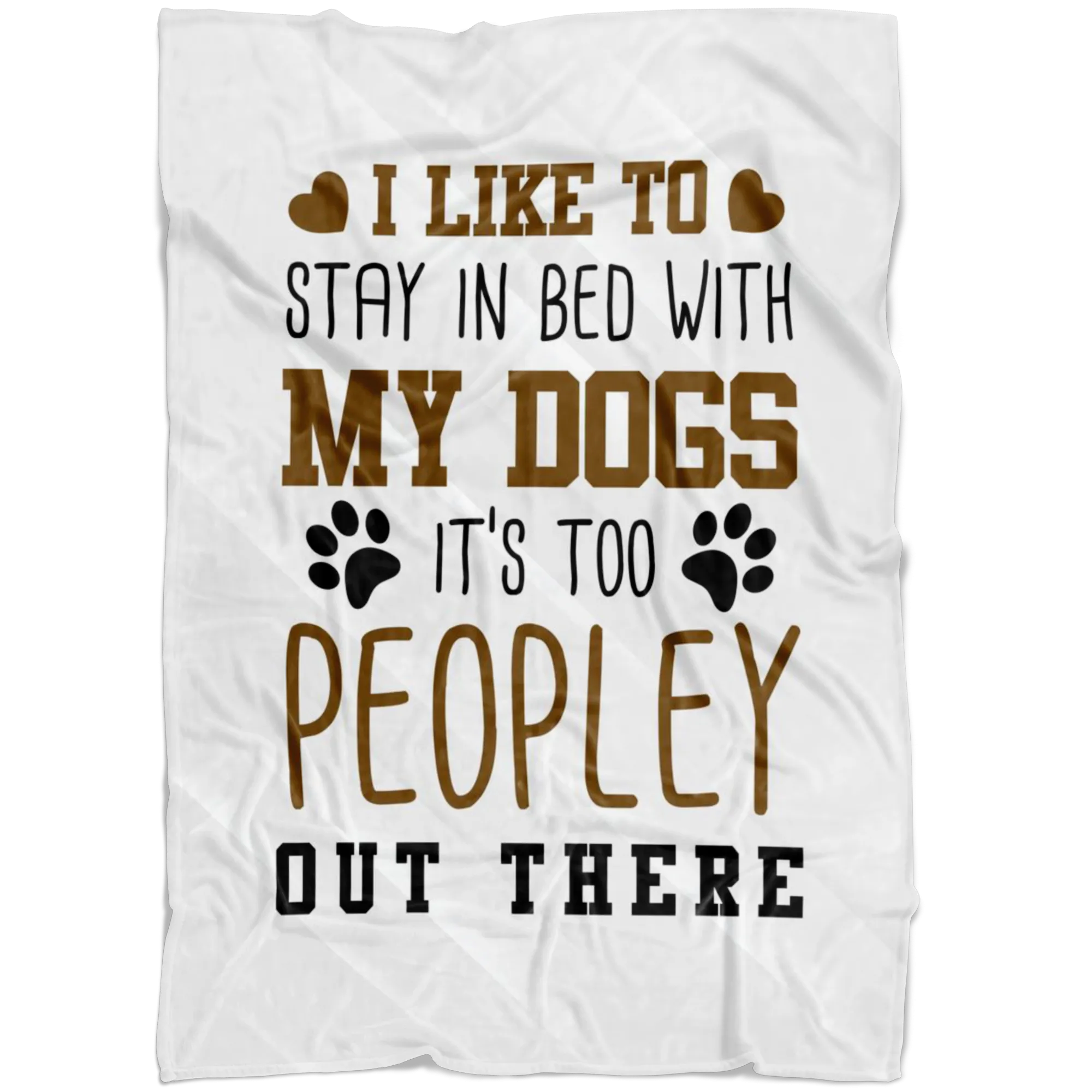 Too Peoply Out There Blanket
