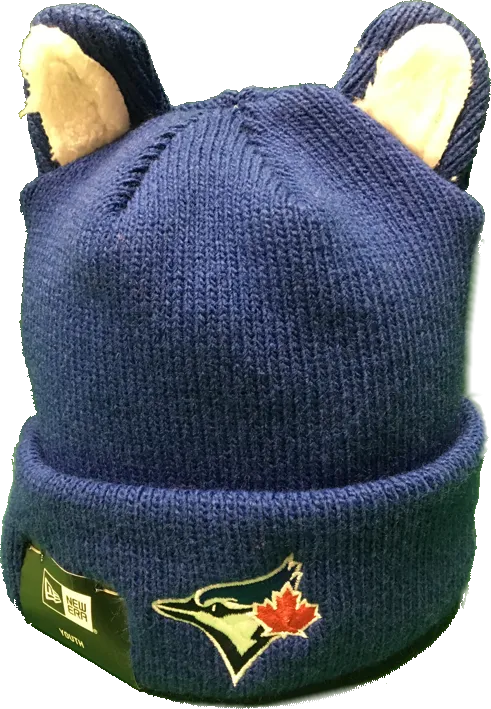 Toronto Blue Jays Youth Cozy Cutie Blue New Era Toque