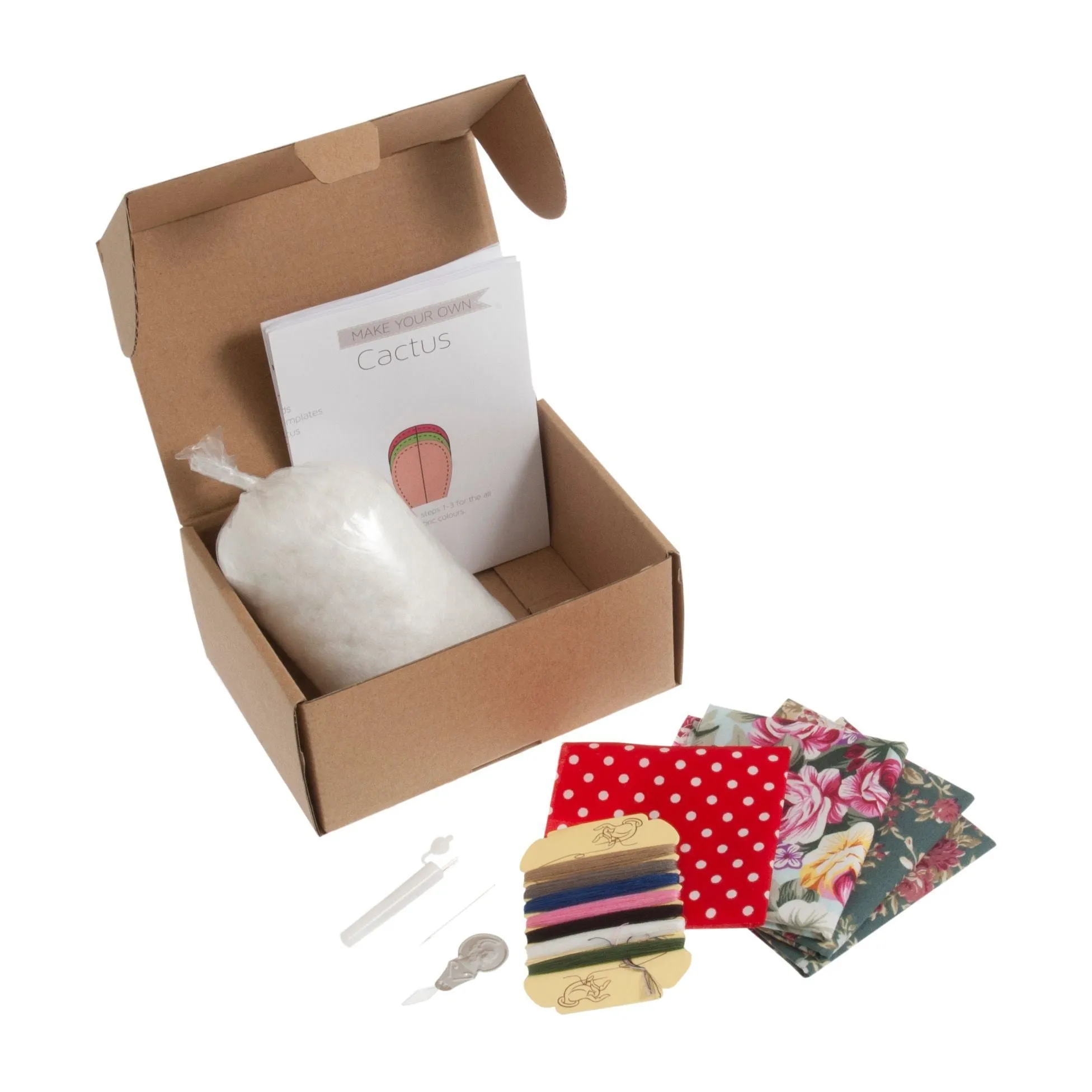 Toy Sewing Kit For Making Cactus Needlecrafts Patchwork