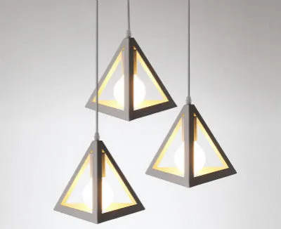 Tri Pyramid Ceiling Lamp