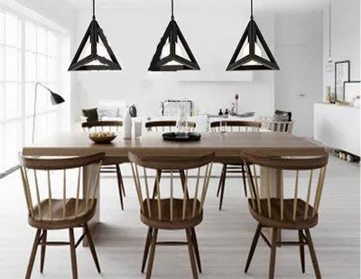 Tri Pyramid Ceiling Lamp