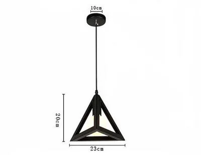Tri Pyramid Ceiling Lamp