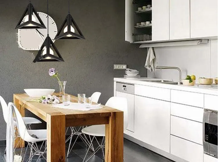Tri Pyramid Ceiling Lamp