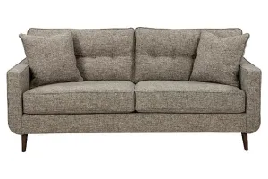 Tweed Mid-Century Modern Sofa in Jute