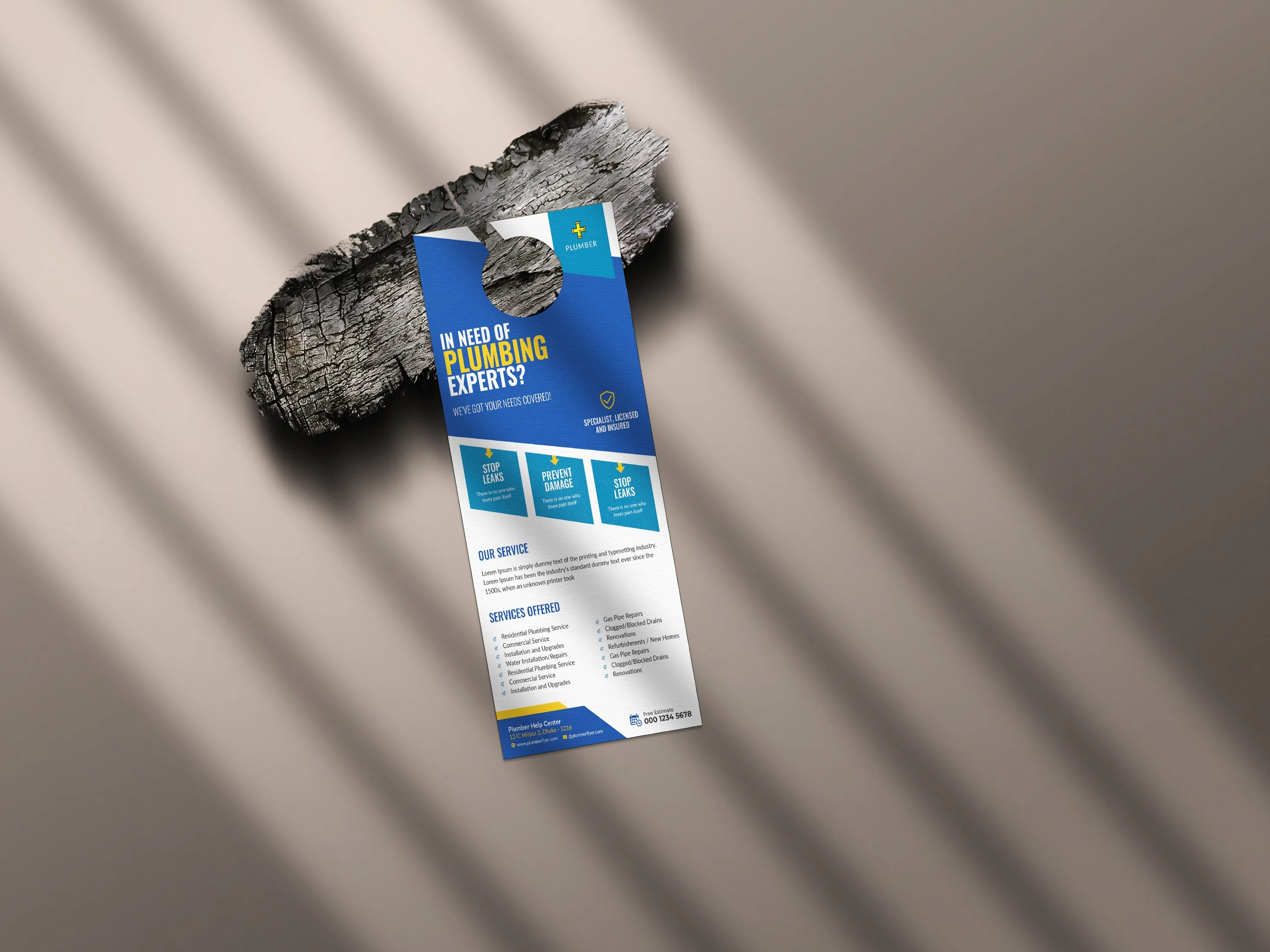 Uncoated Cover Door Hangers