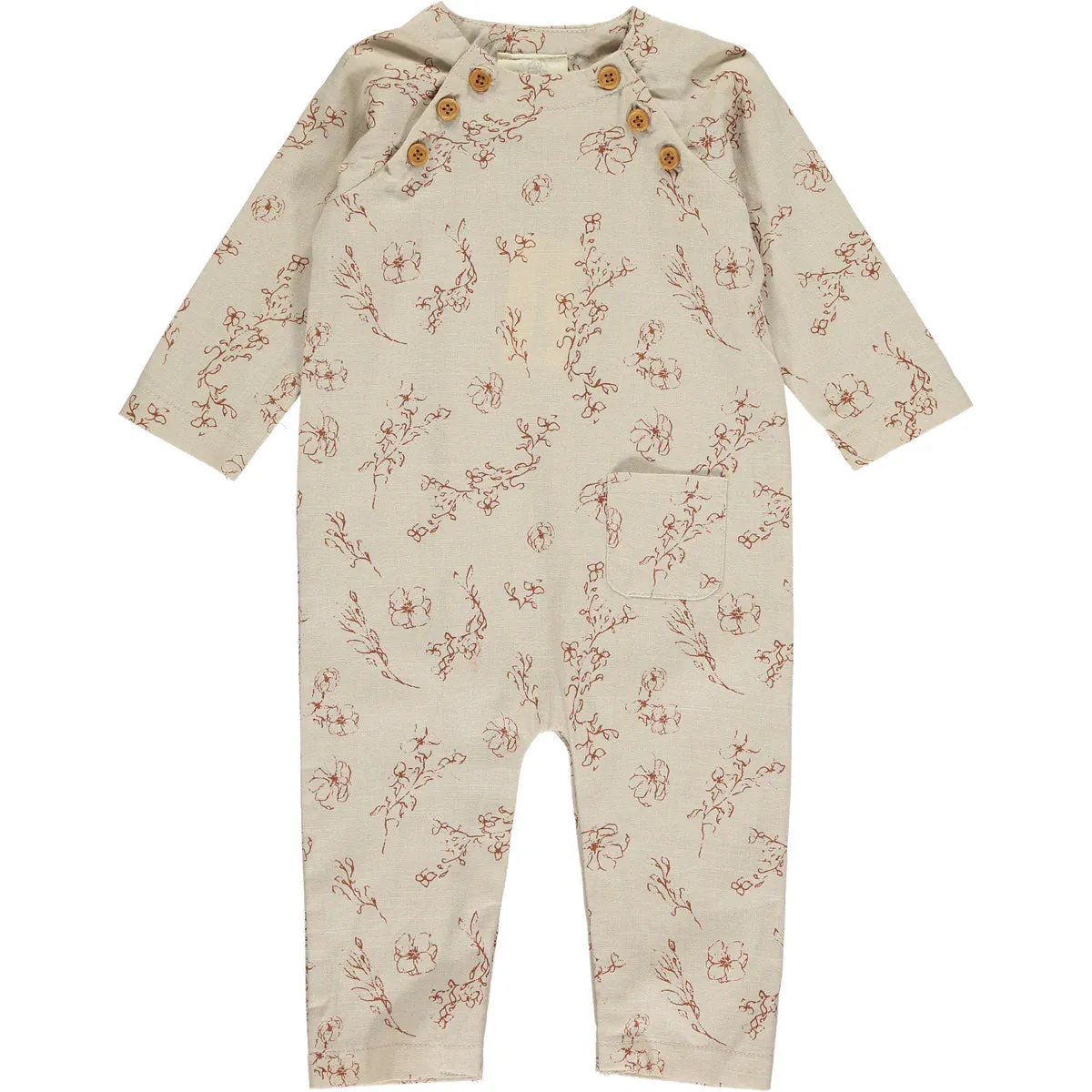 Vignette Jojo Pocket Romper - Oatmeal