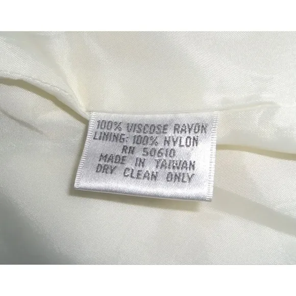 Vintage 90's Petite Sophisticate Suit Plaid Ivory Pearl Buttons Blazer Suit NWT