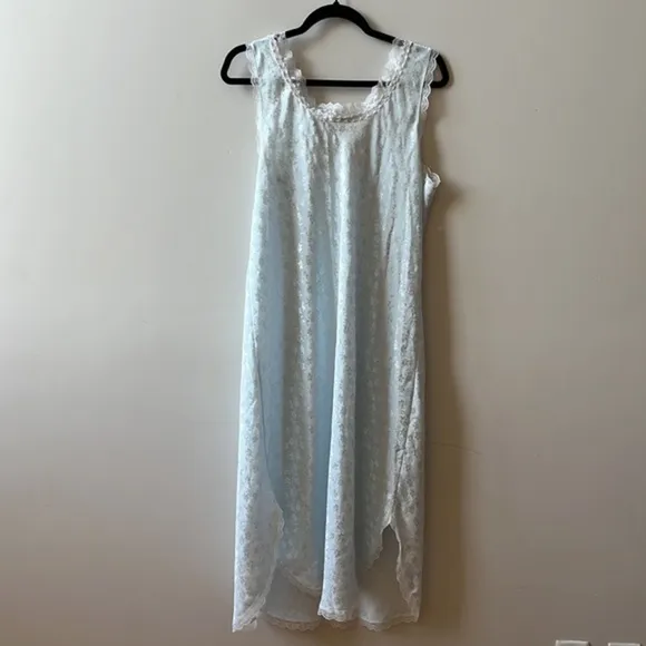 Vintage Baby Blue Long Nightie