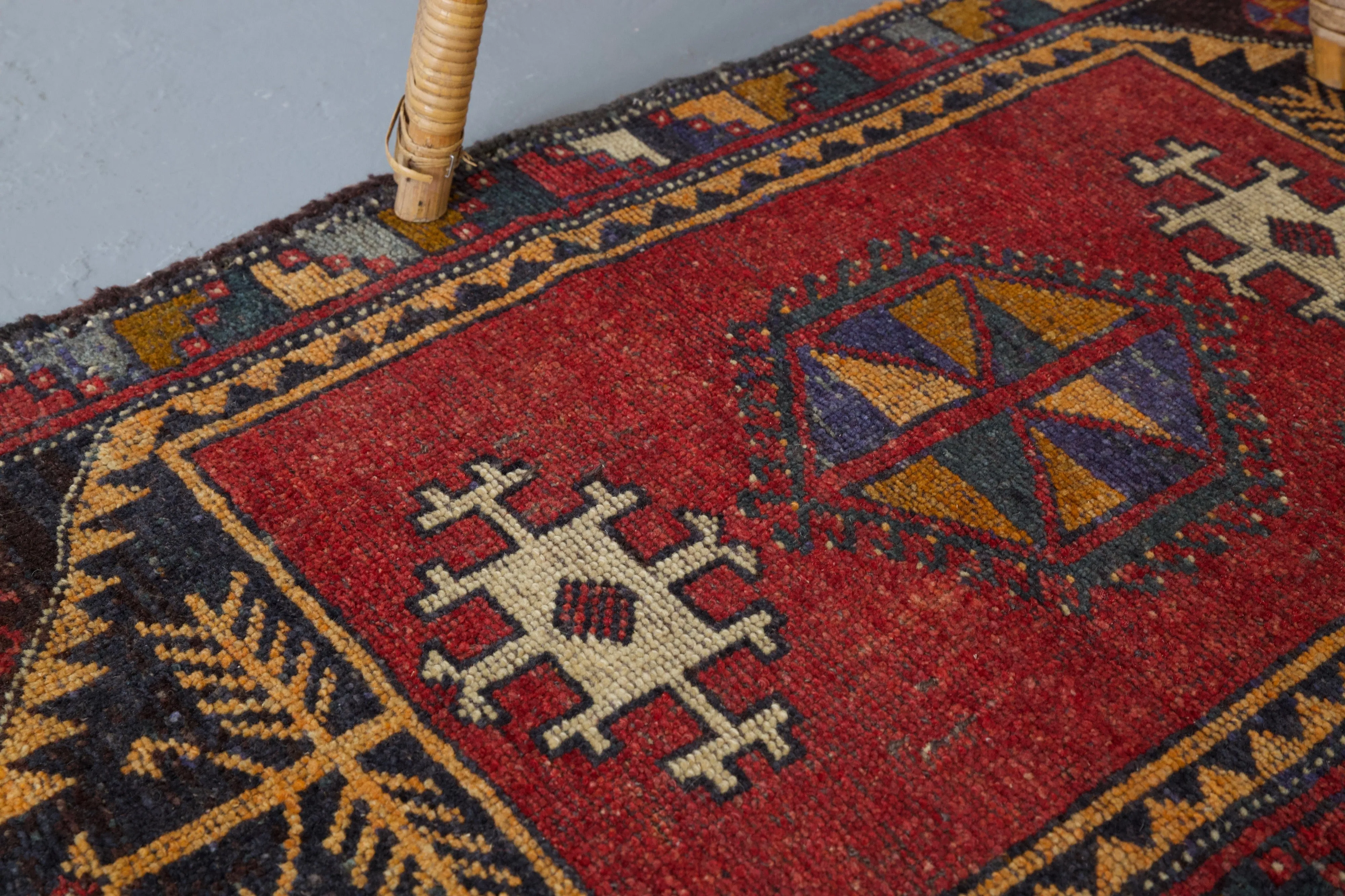 Vintage Mini Turkish Rug