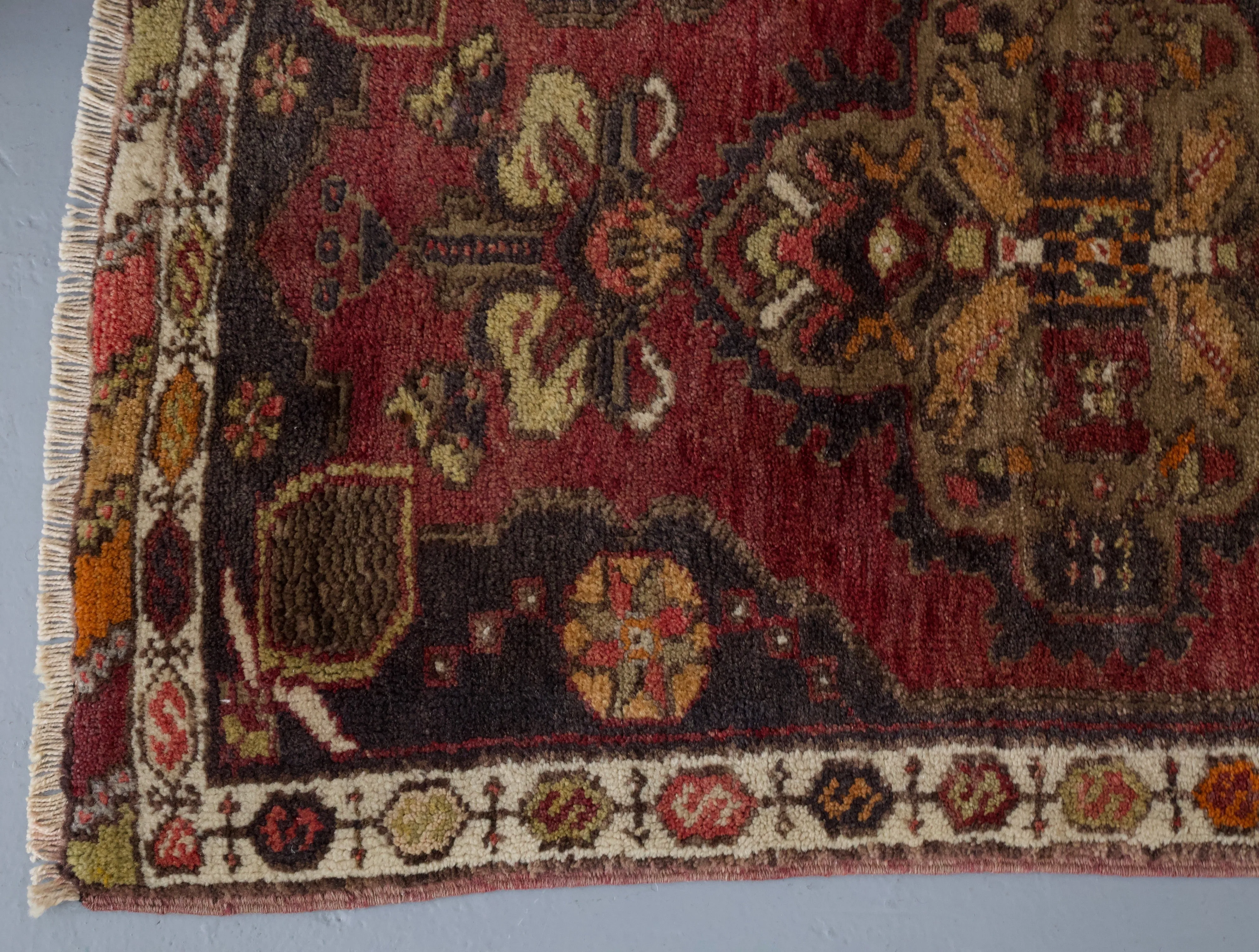 Vintage Mini Turkish Rug