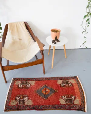 Vintage Mini Turkish Rug