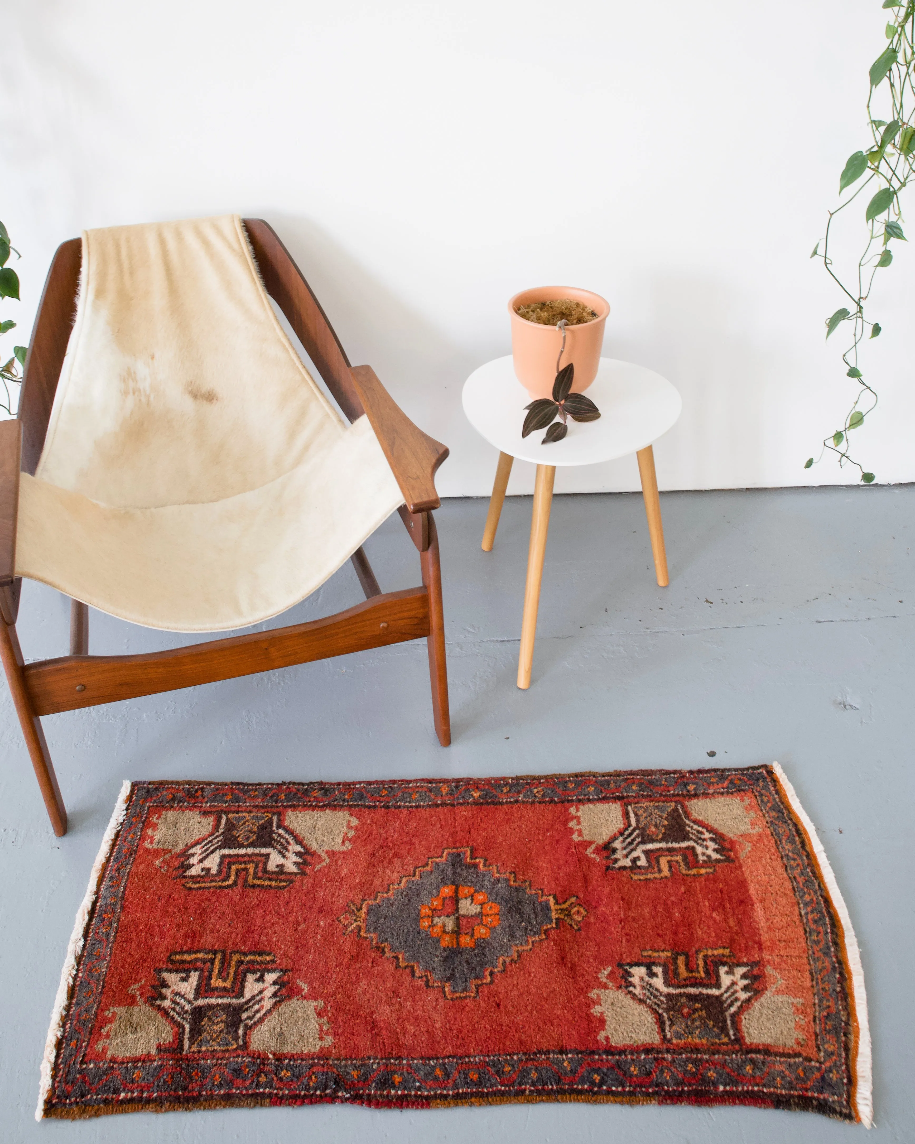 Vintage Mini Turkish Rug