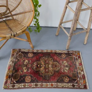 Vintage Mini Turkish Rug