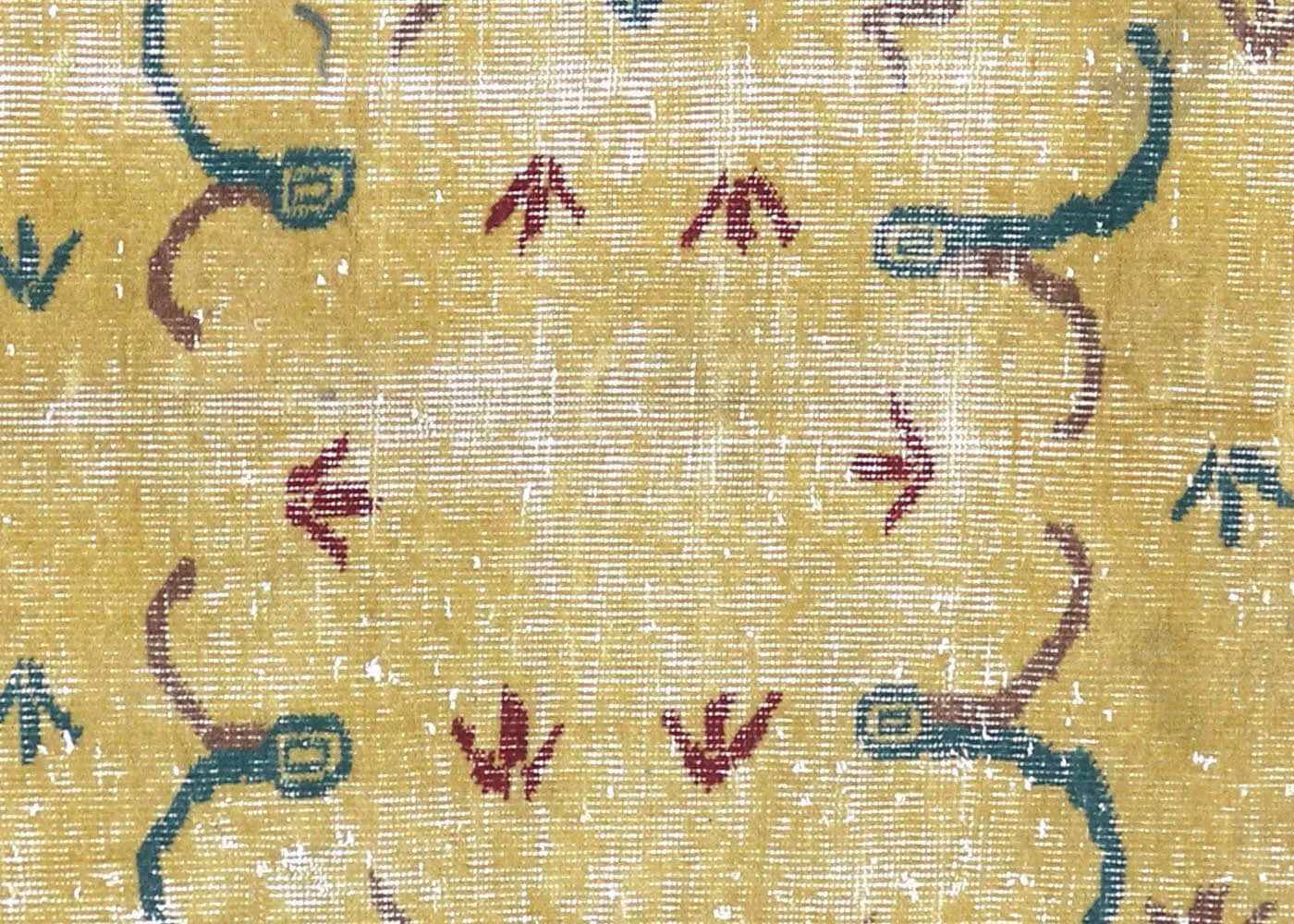 Vintage Turkish Mid-Century-Modern Rug - 5'9" x 8'11"