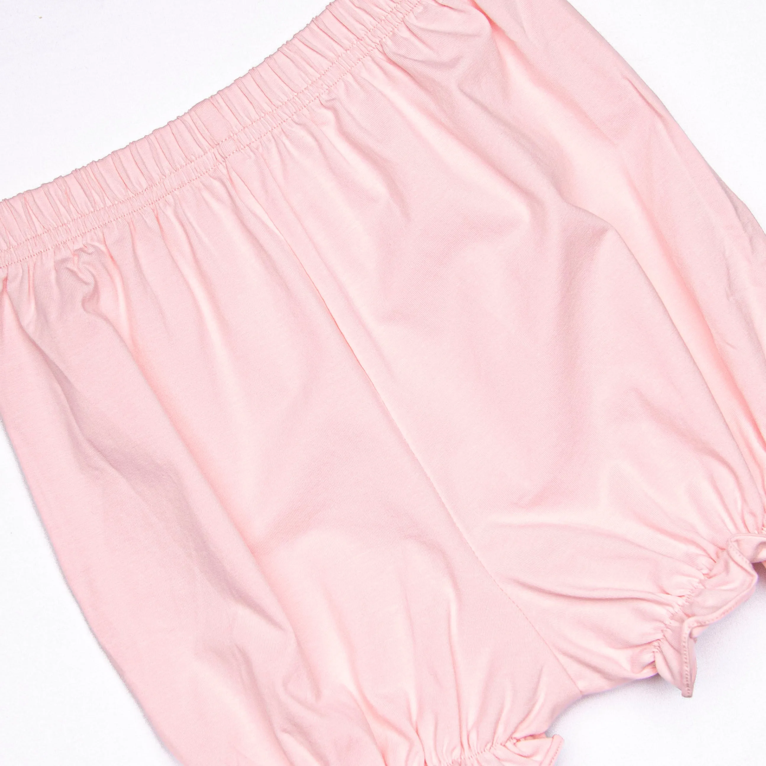 Vintage Vines Long Sleeve Bloomer Set, Pink