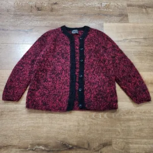Vtg Mary Lewis mohair wool cardigan cottagecore retrocore cozy preppy old money