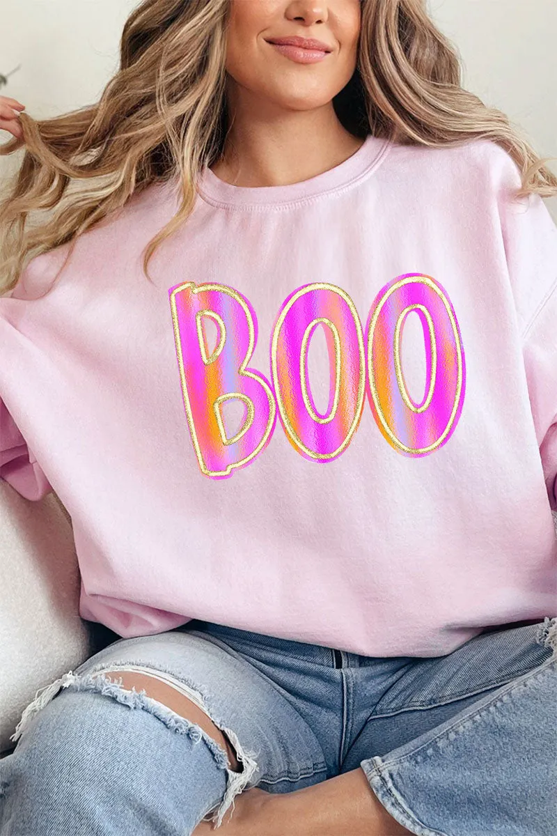 Watercolor Boo Unisex NuBlend Crew Sweatshirt