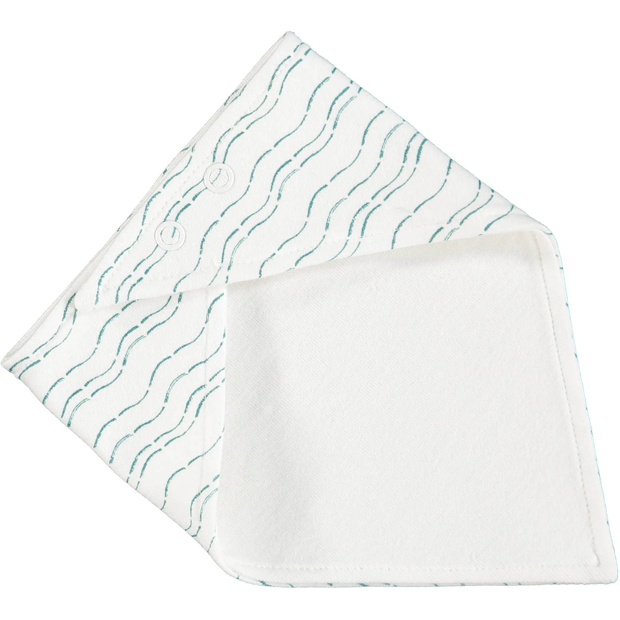 Waves of Joy organic bandana bib