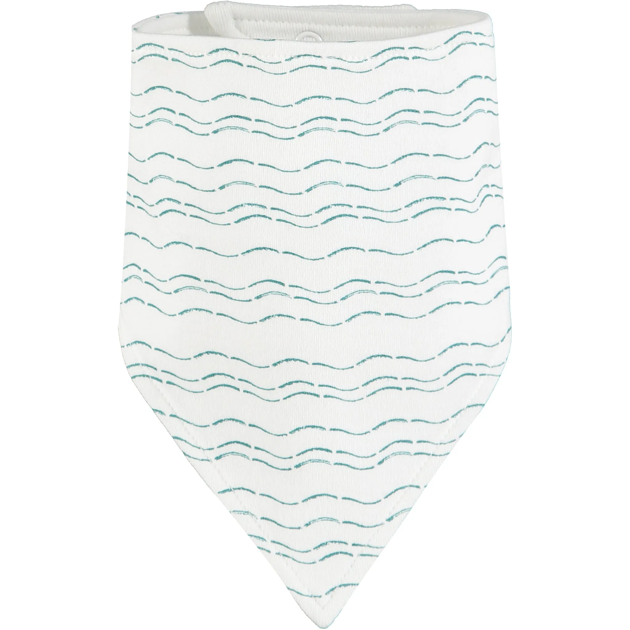 Waves of Joy organic bandana bib