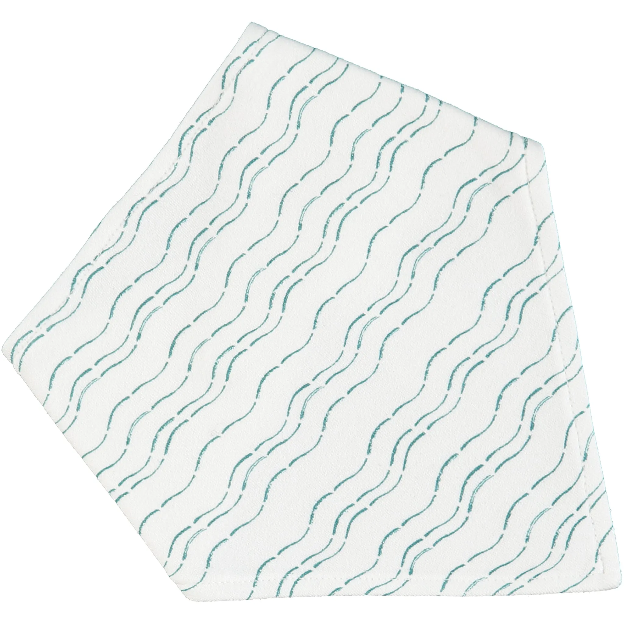 Waves of Joy organic bandana bib
