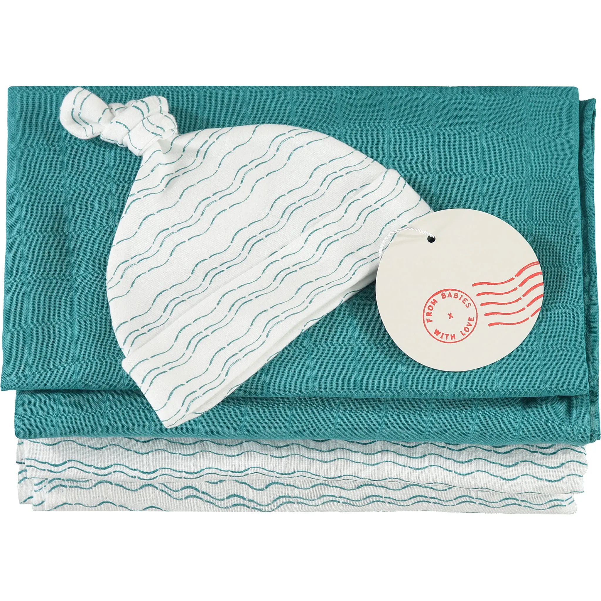 Waves of Joy organic knot hat