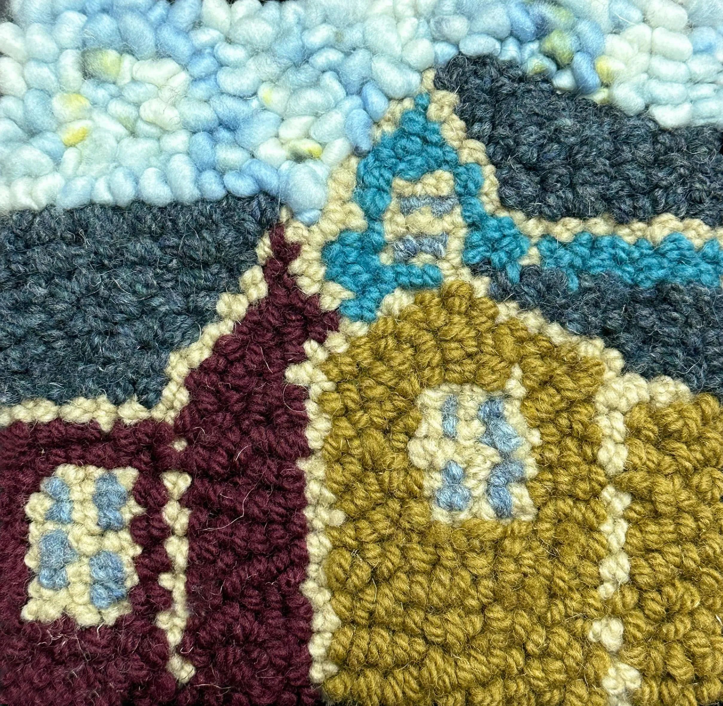 WHOLESALE: The Neighbourhood  - Rug Hooking Kit 6" x 6"
