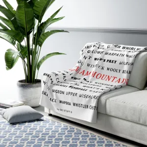 Windham Mountain, New York State - Fleece Blanket