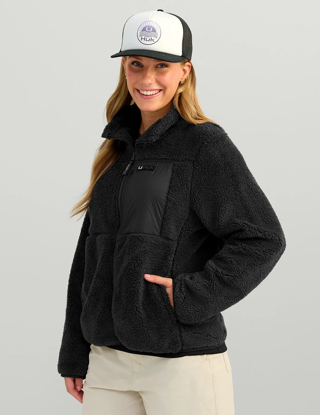 Womens Plush Fleece Jacket