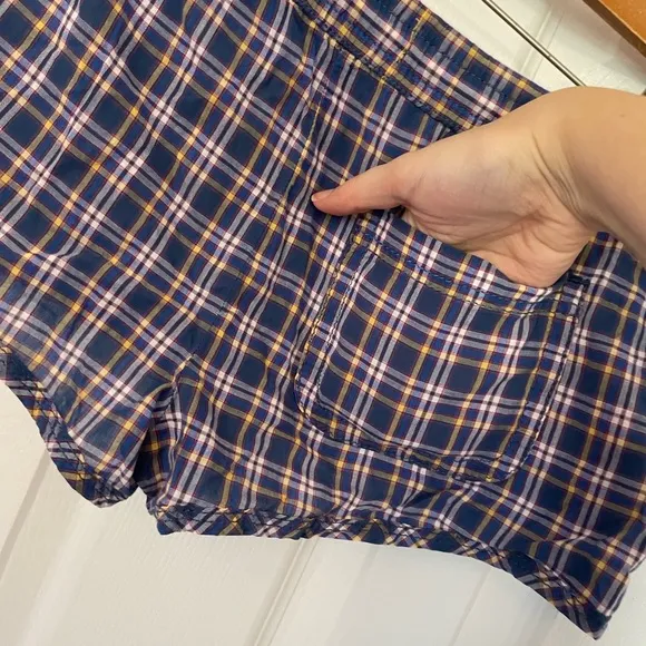 Y2K Hollister Plaid Pajama Shorts