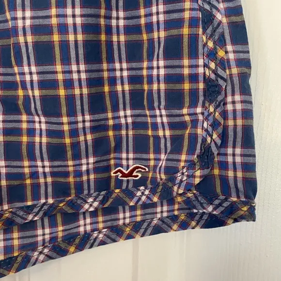 Y2K Hollister Plaid Pajama Shorts