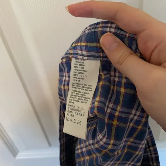 Y2K Hollister Plaid Pajama Shorts