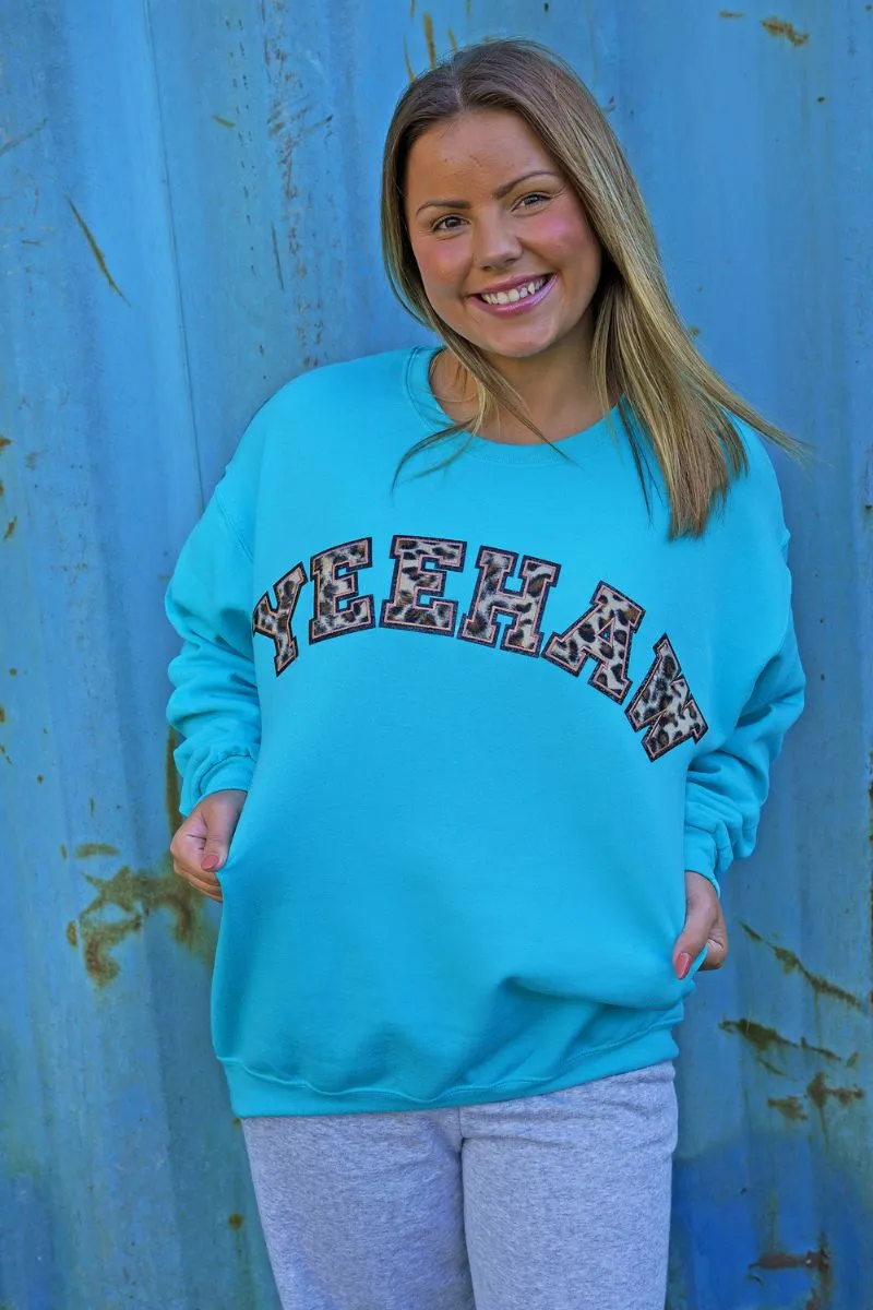 Yeehaw Chenille Patch Unisex NuBlend Crew Sweatshirt