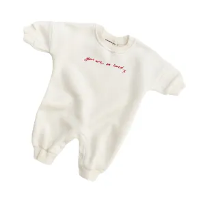 You Are So Loved Longe Suit White